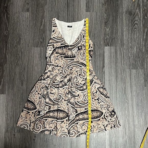 J. Crew Paisley Mini Dress - Black and Cream - Picture 5 of 10